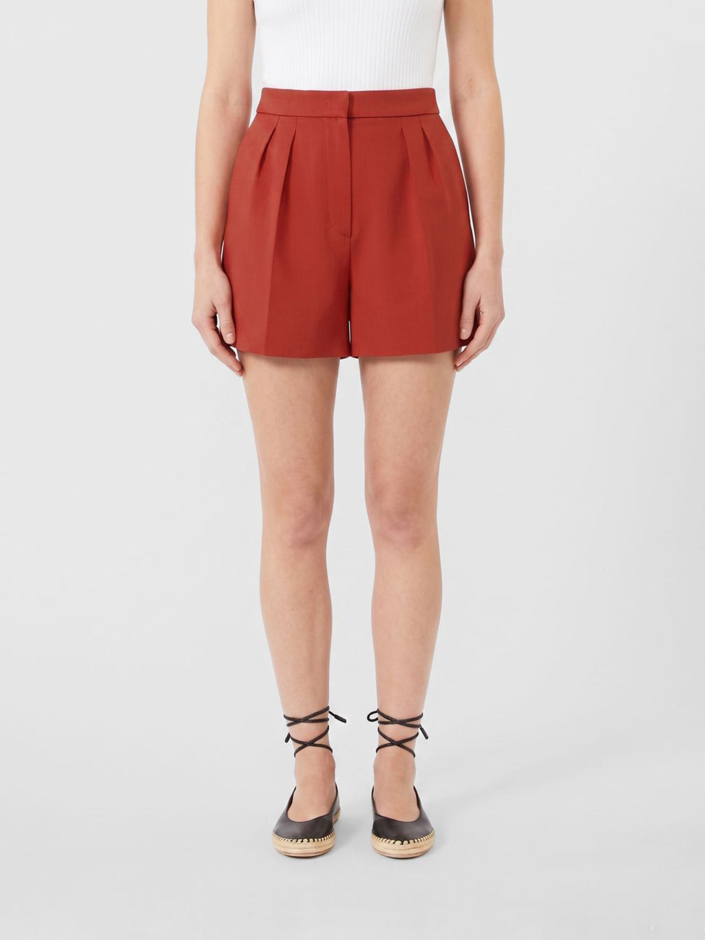 Max Mara Shorts Woman Red