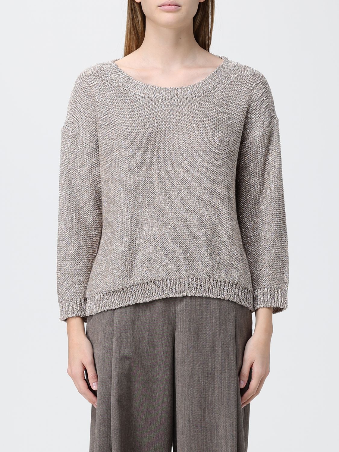 Weekend Max Mara Sweater Woman Grey