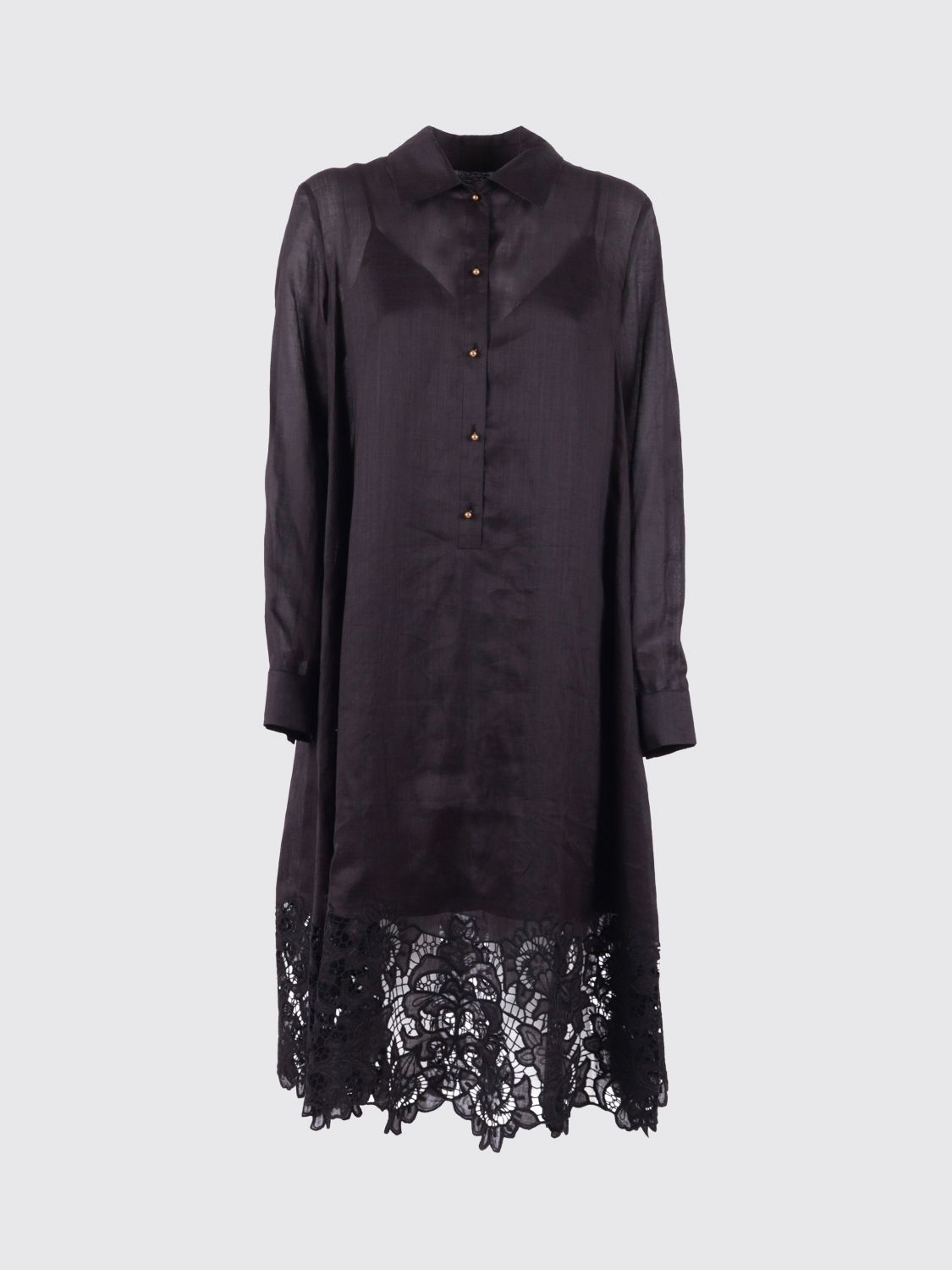 Max Mara Studio Dress Woman Black