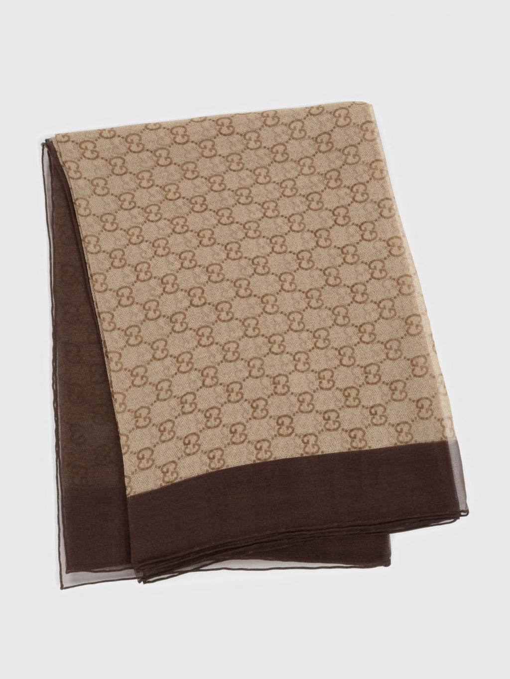 Gucci Scarf Woman Brown