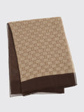 Gucci Scarf Woman Brown
