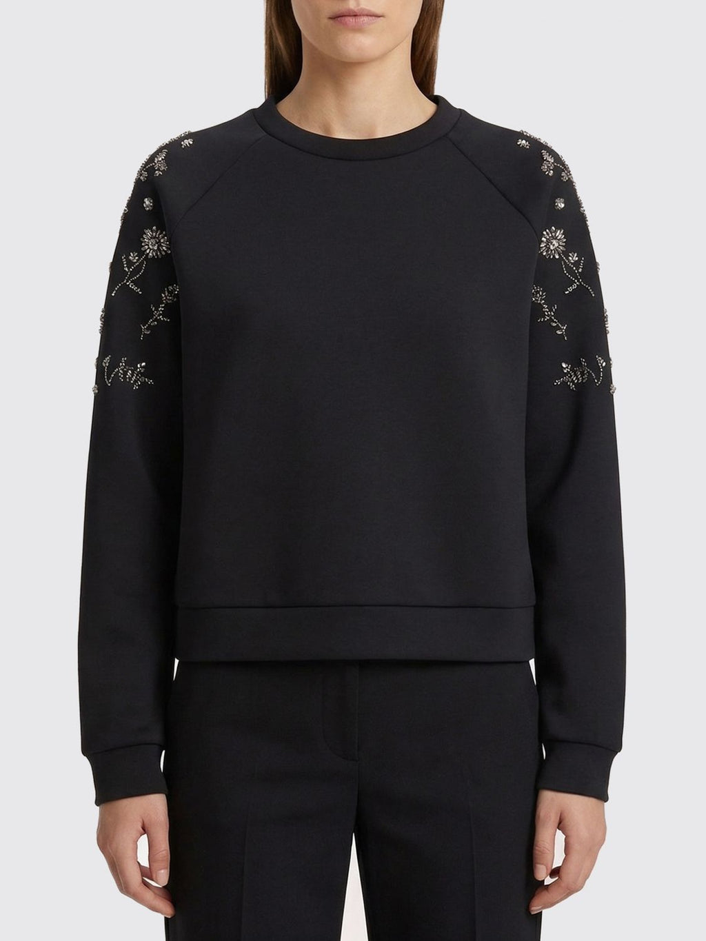 Weekend Max Mara Sweatshirt Woman Black