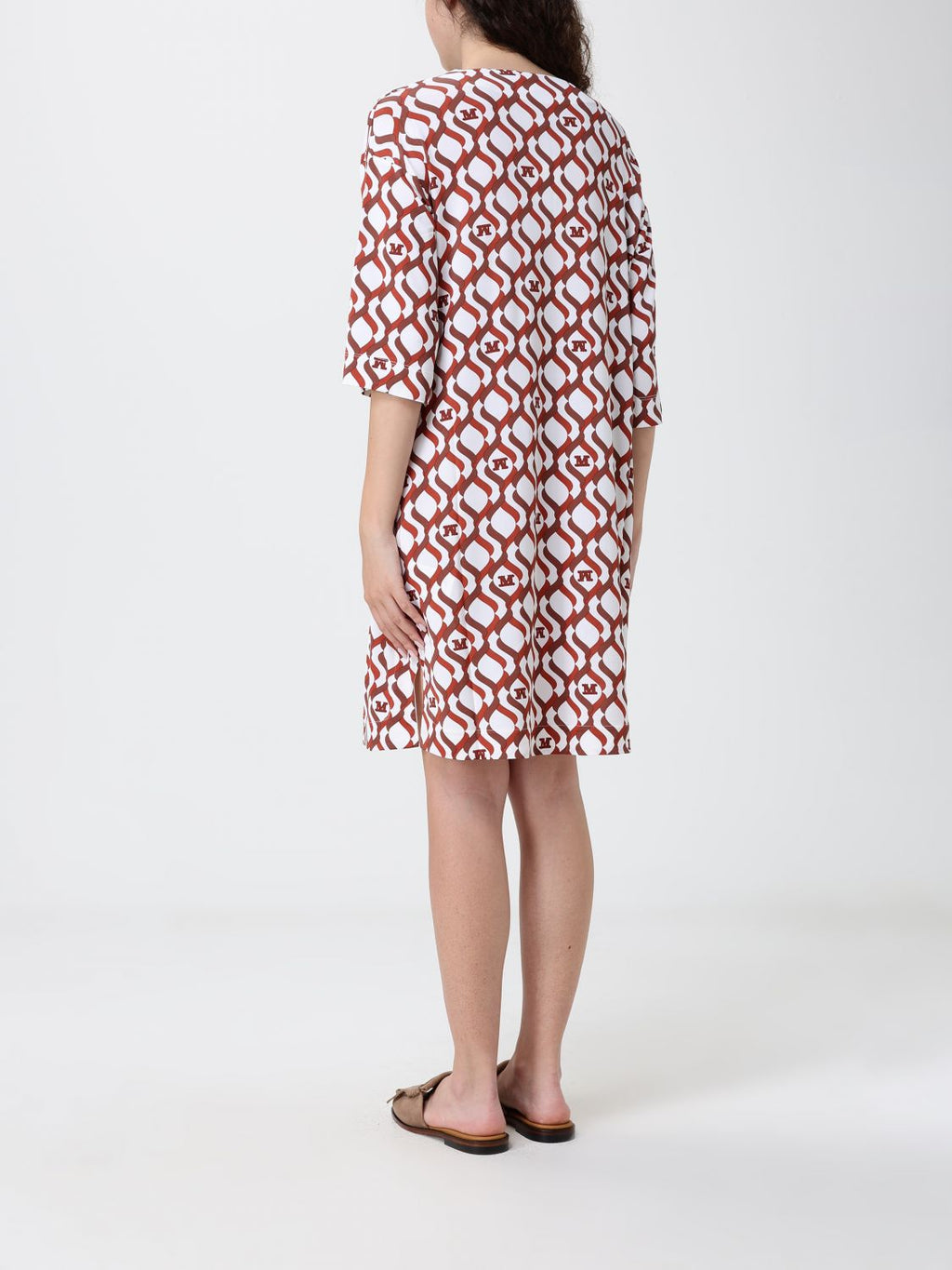 Max Mara Dress Woman Rust