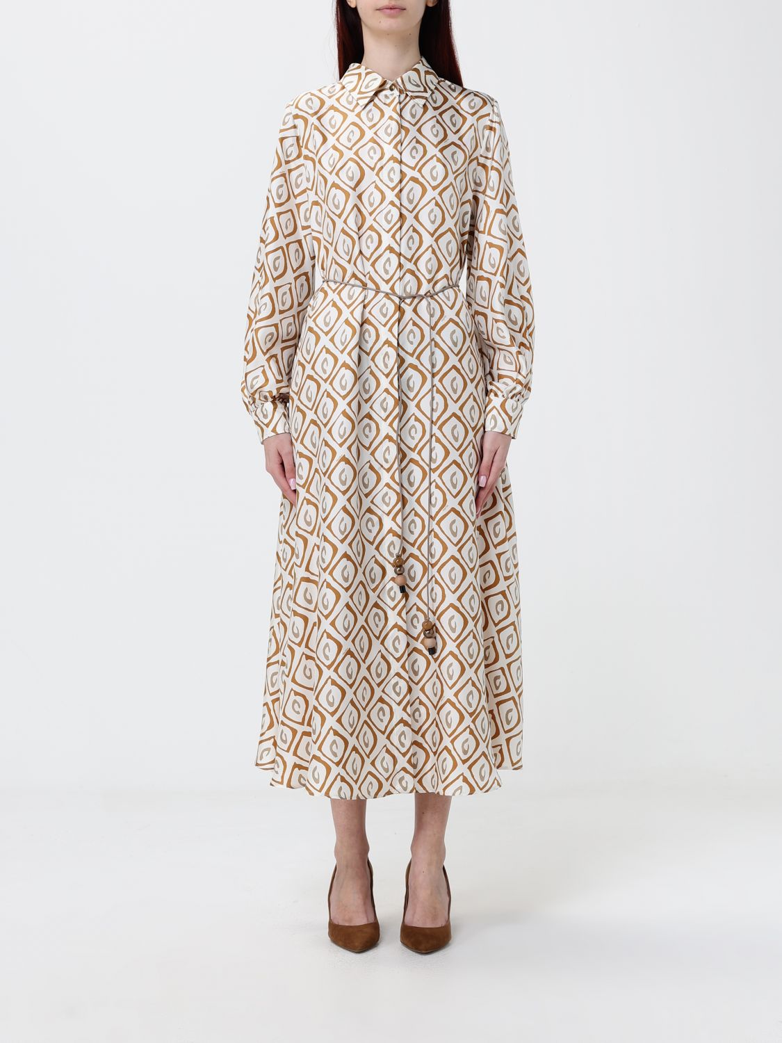 Max Mara Dress Woman Beige
