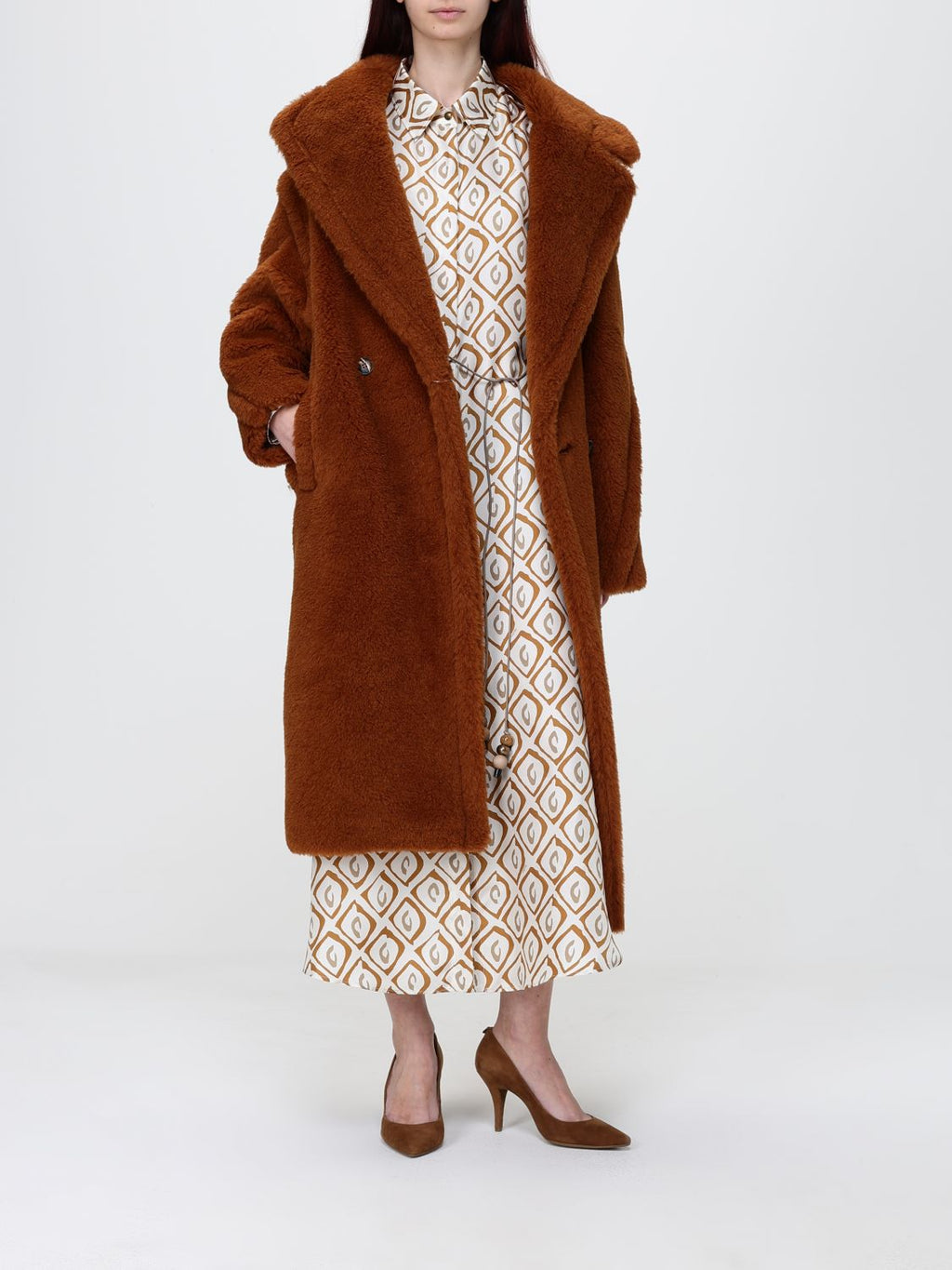 Max Mara Dress Woman Beige