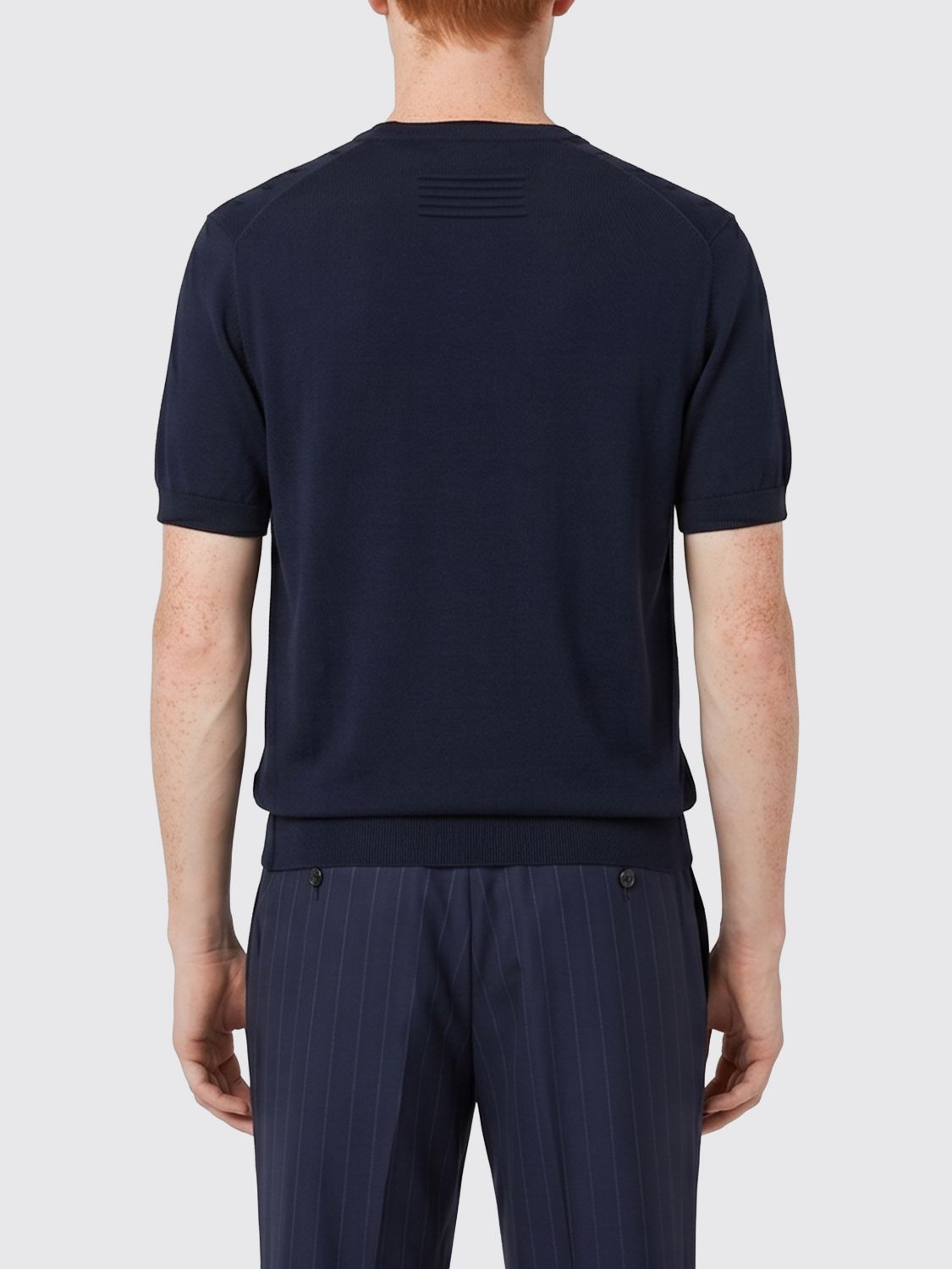 Zegna Sweater Men Blue