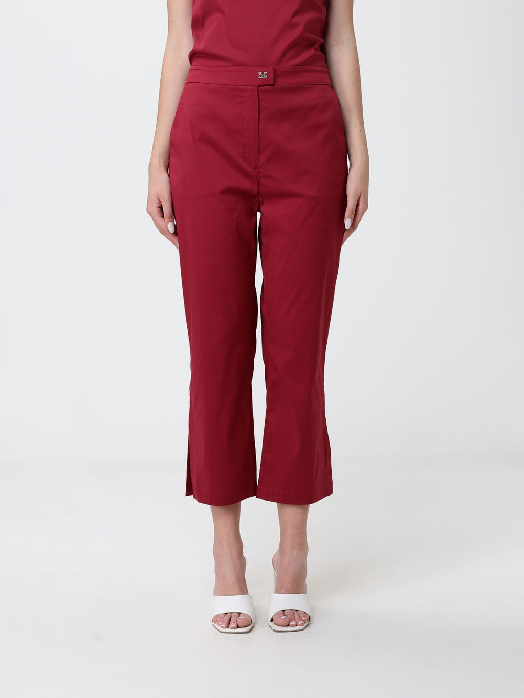 Max Mara Pants Woman Red