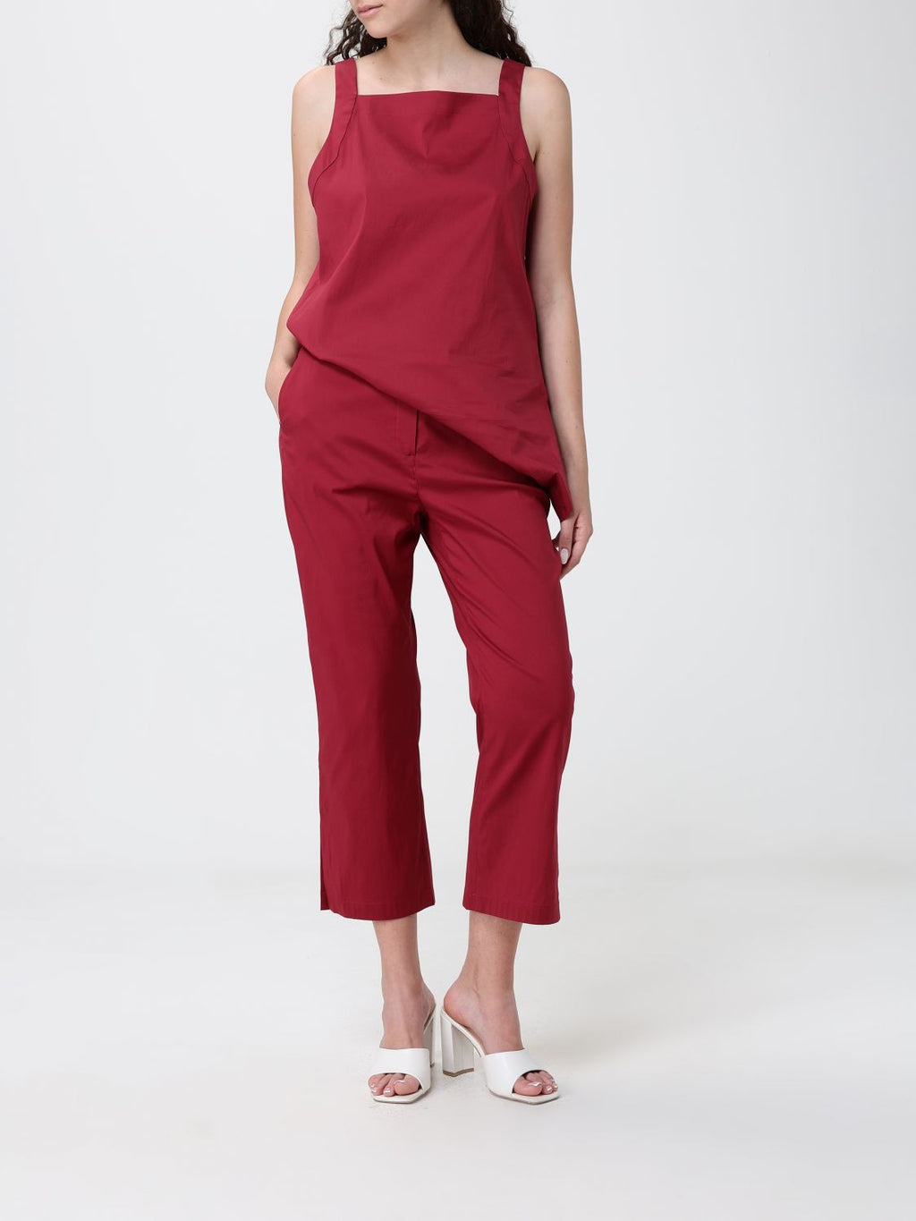 Max Mara Pants Woman Red