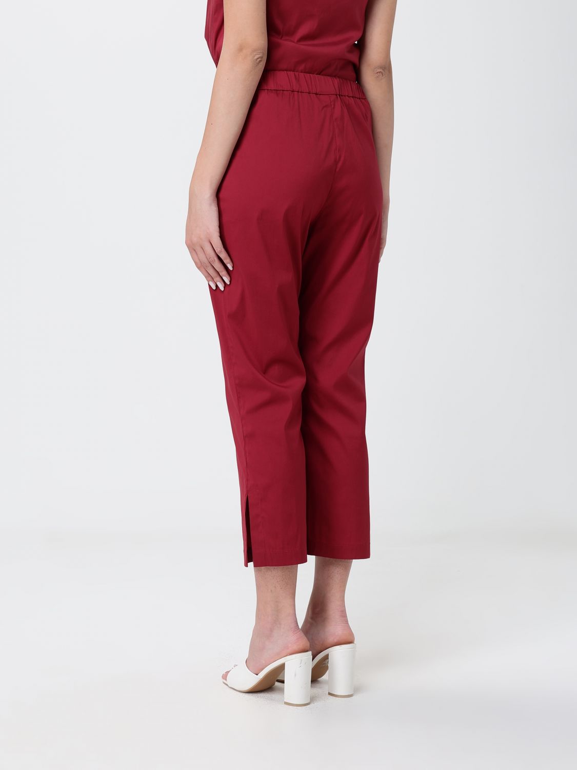 Max Mara Pants Woman Red