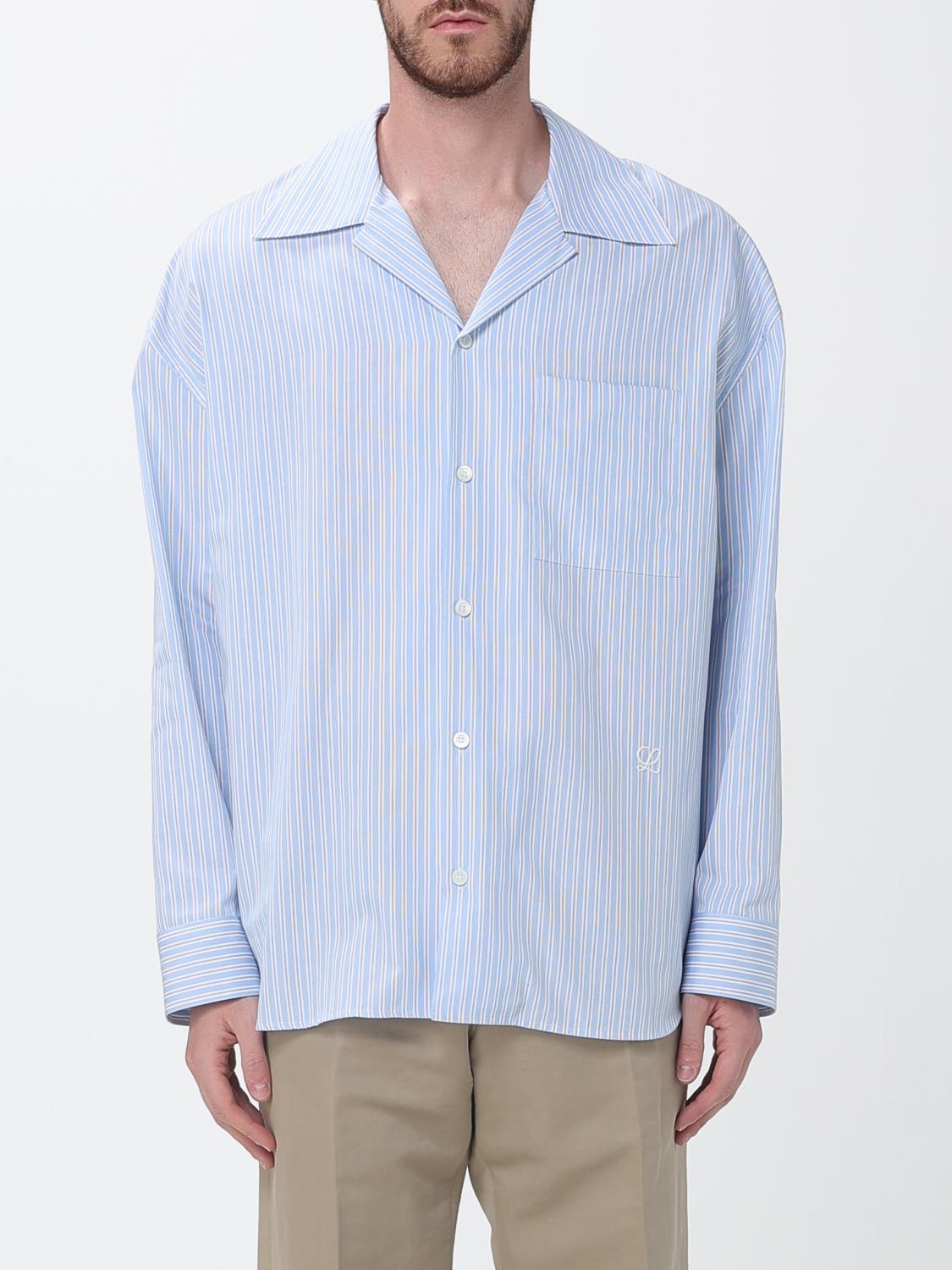 Loewe Shirt Men Gnawed Blue