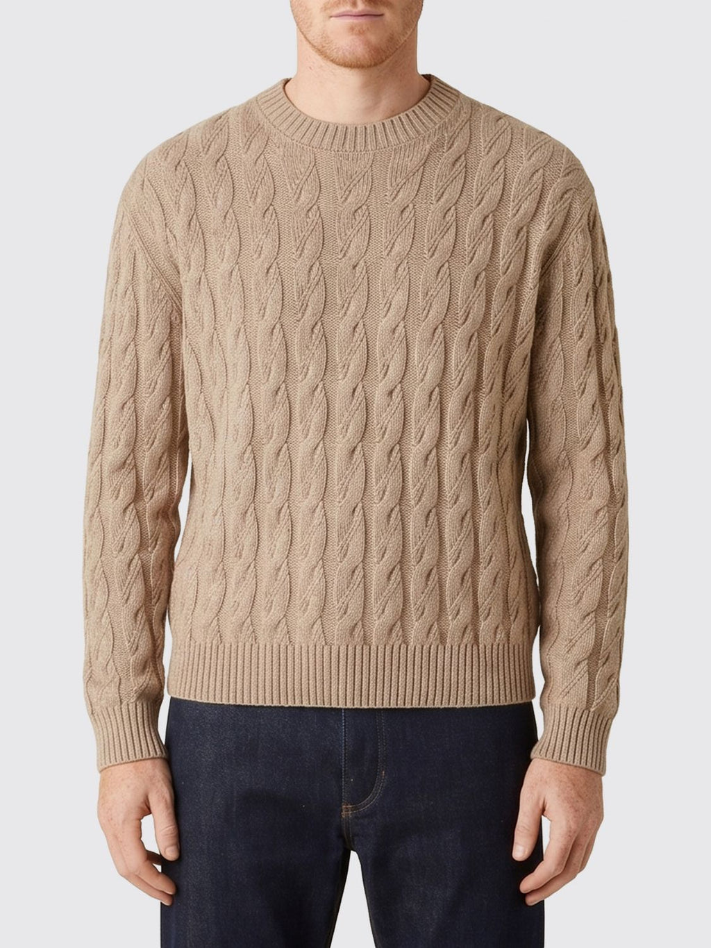 Zegna Sweater Men Nude
