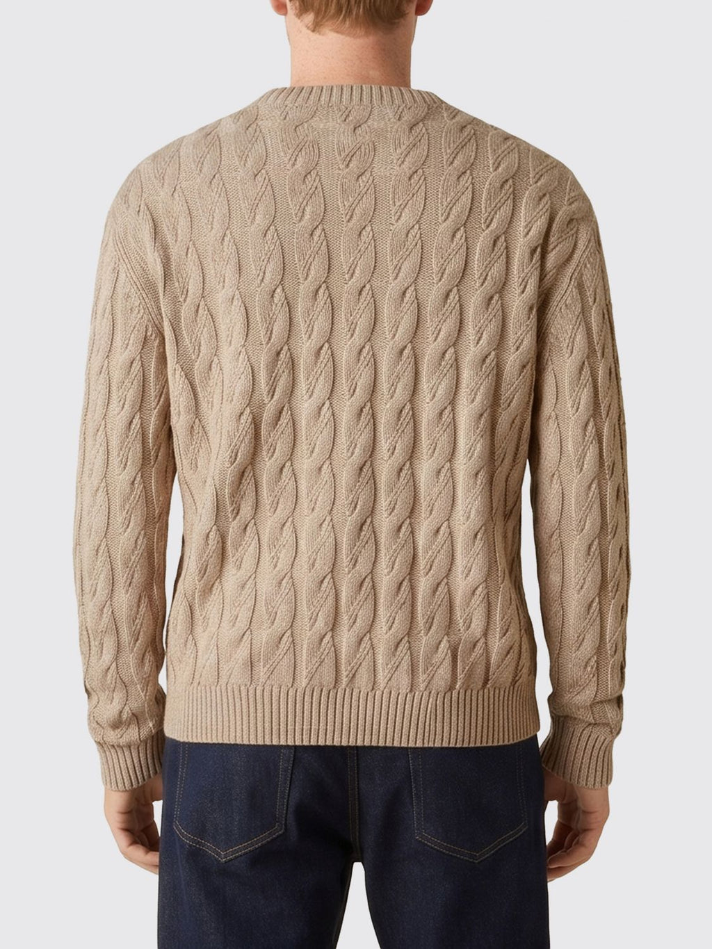 Zegna Sweater Men Nude