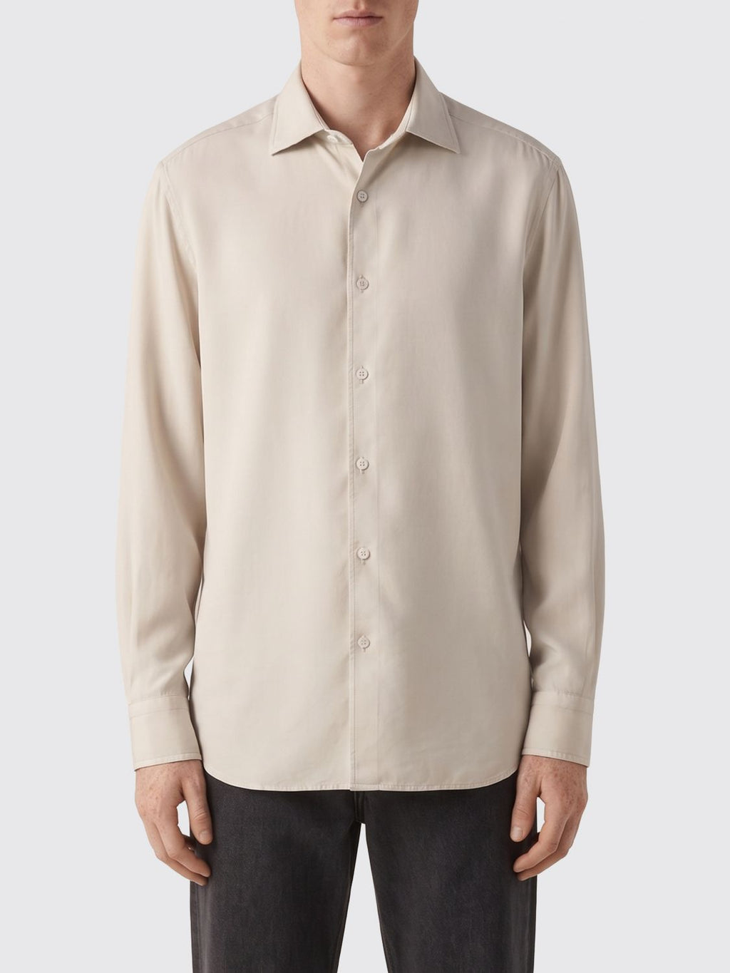 Zegna Shirt Men Nude