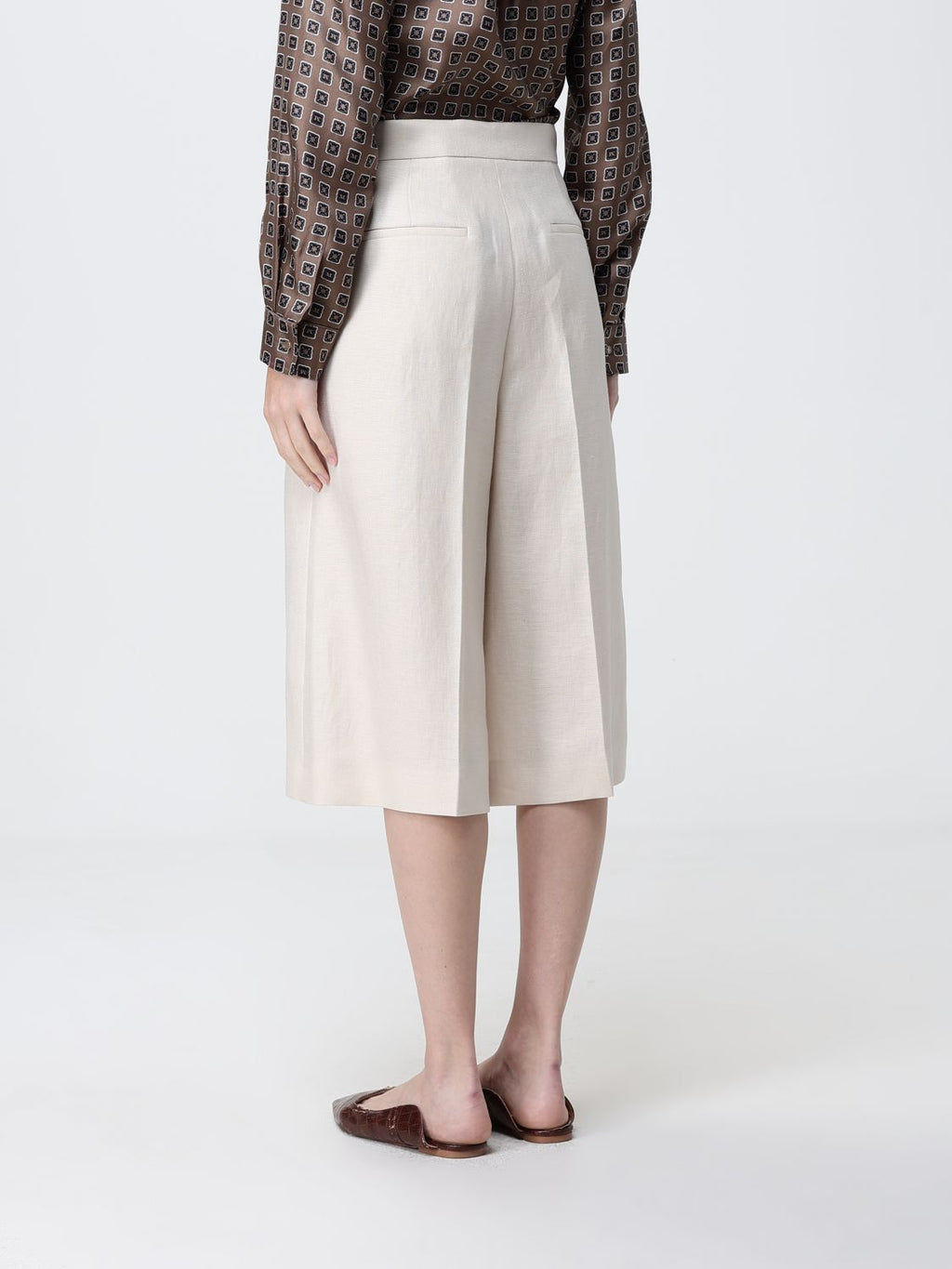 Max Mara Shorts Woman Beige