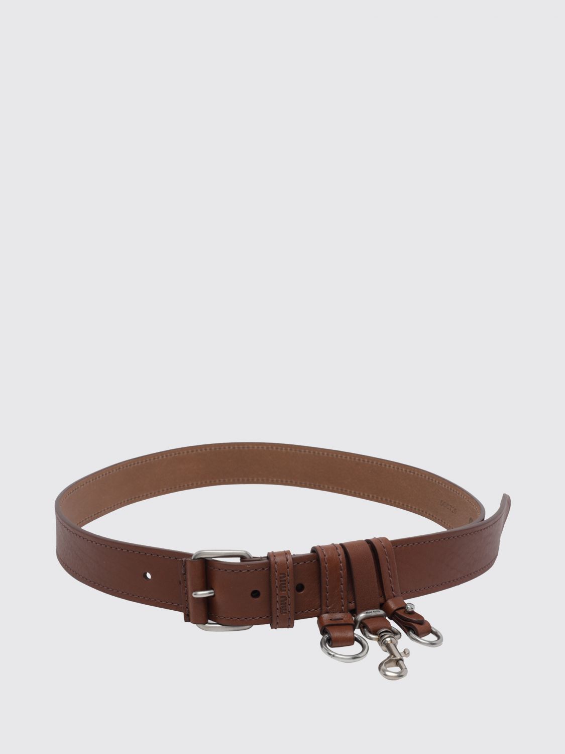 Miu Miu Belt Woman Tobacco