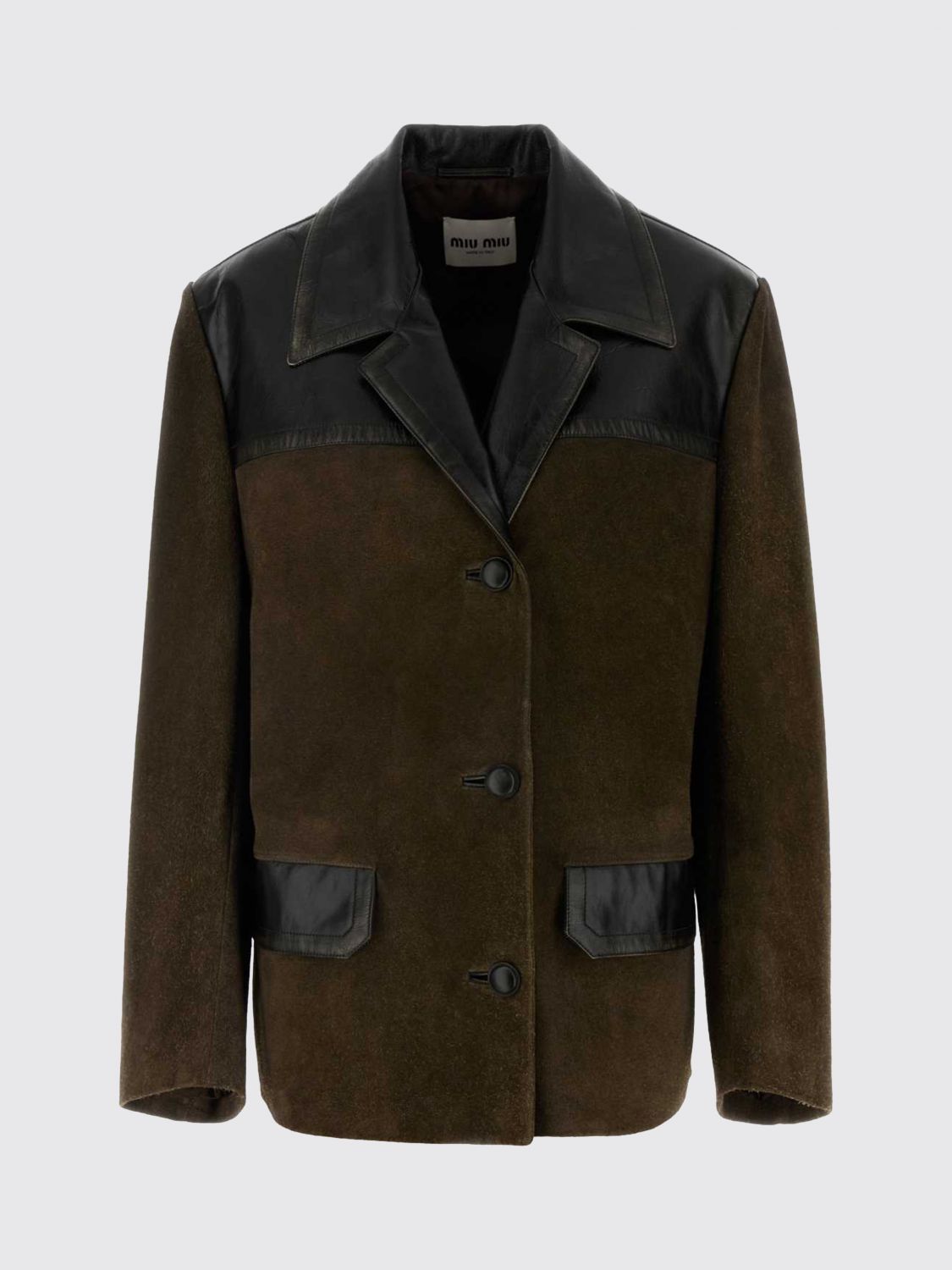 Miu Miu Jacket Woman Mud