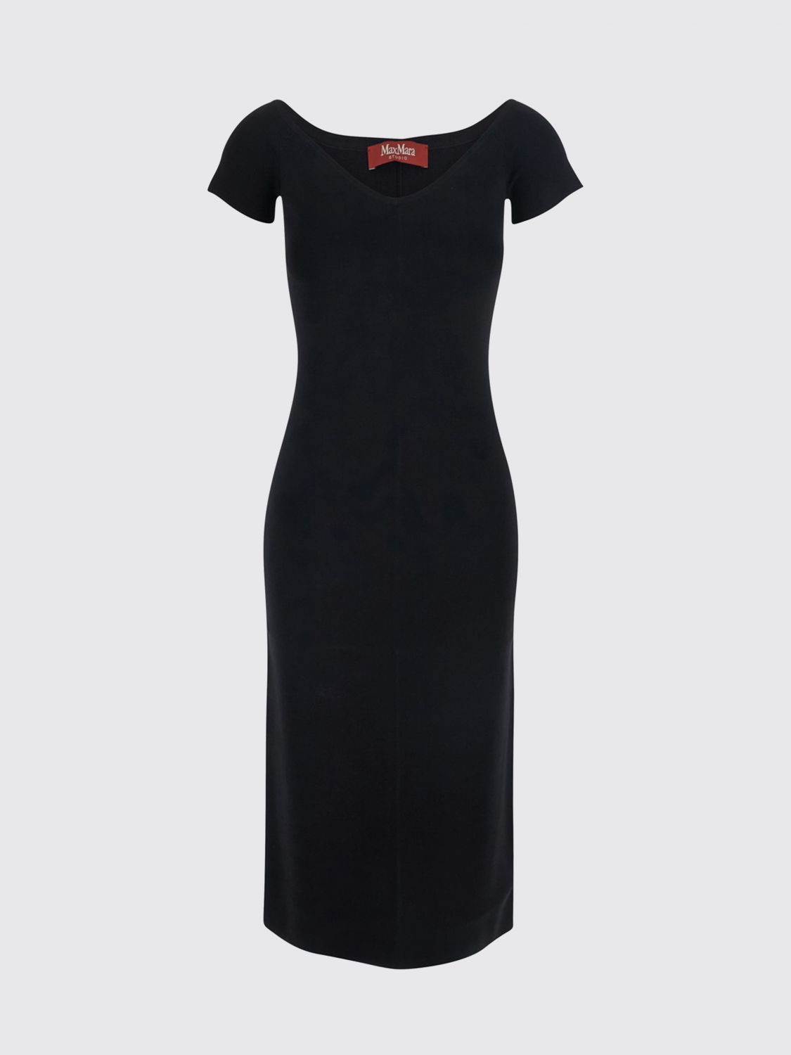 Max Mara Studio Dress Woman Black