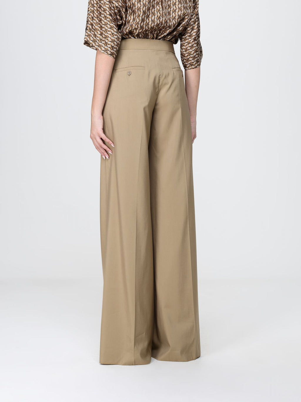 Max Mara Pants Woman Camel