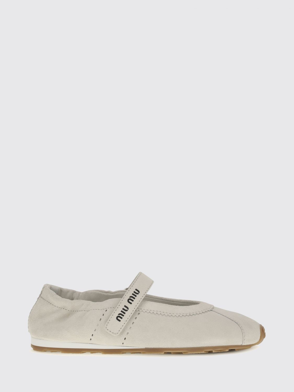 Miu Miu Ballet Flat Woman White