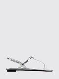 Prada Heeled Sandal Woman Silver