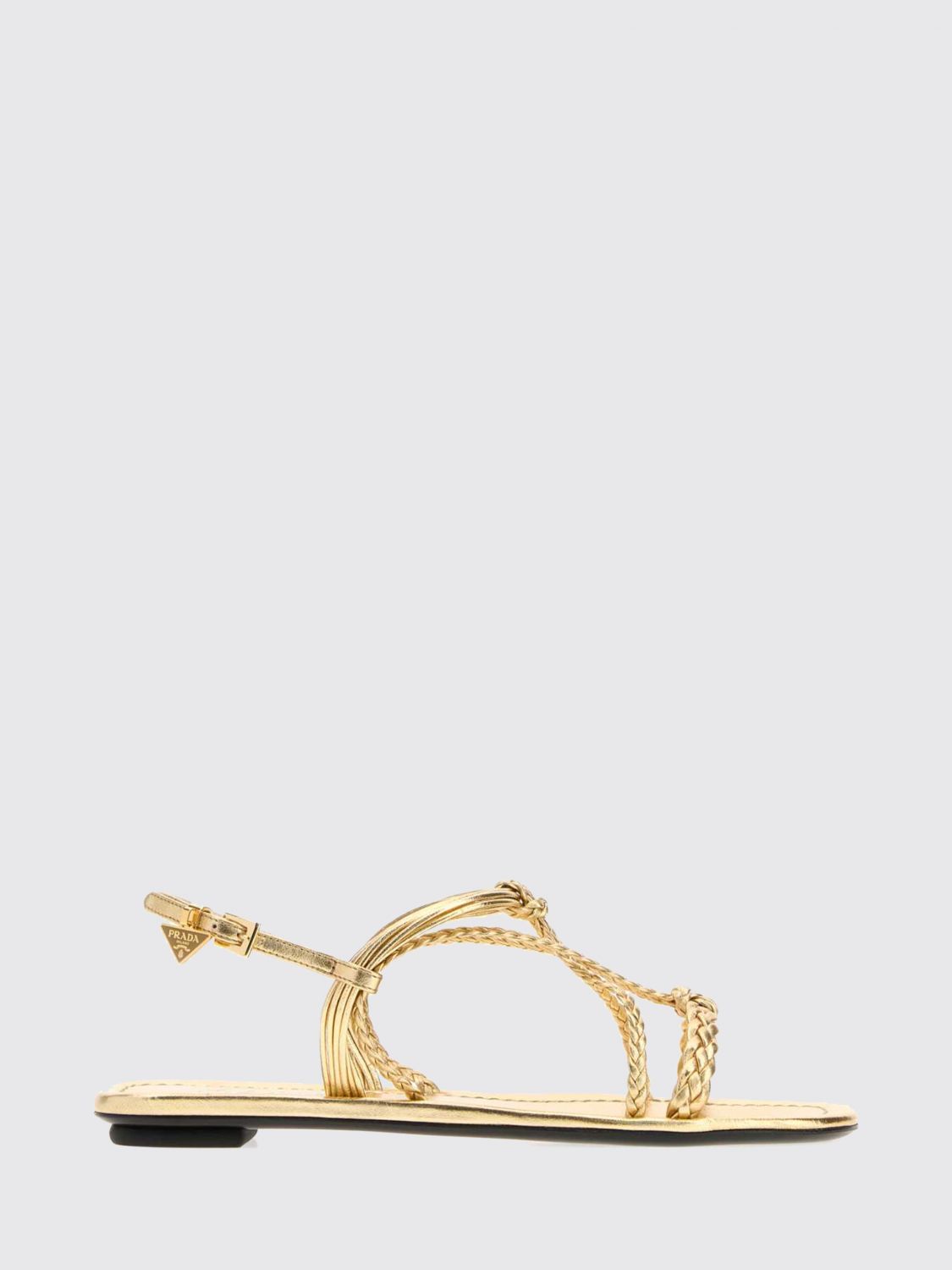 Prada Heeled Sandal Woman Platinum