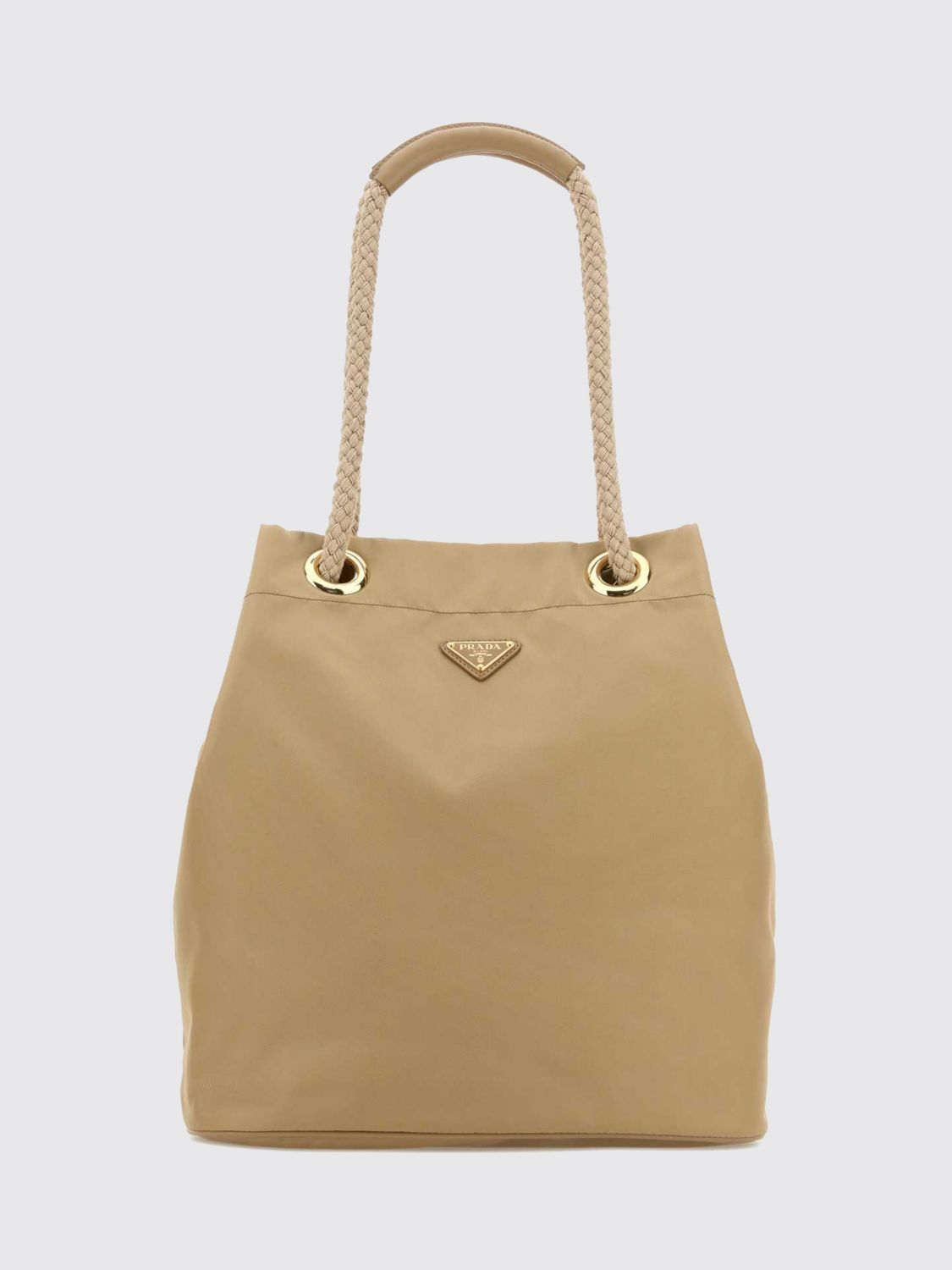 Prada Tote Bag Woman Camel