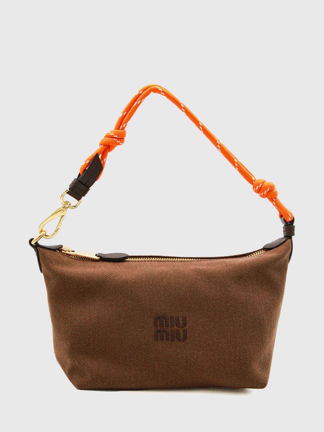 Miu Miu Shoulder Bag Woman Cocoa
