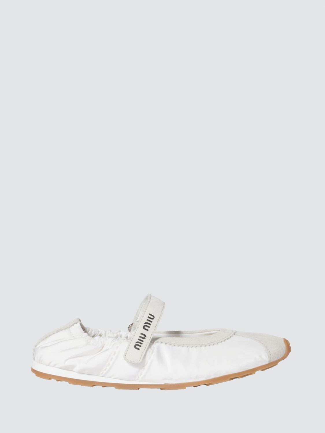 Miu Miu Ballet Flat Woman White