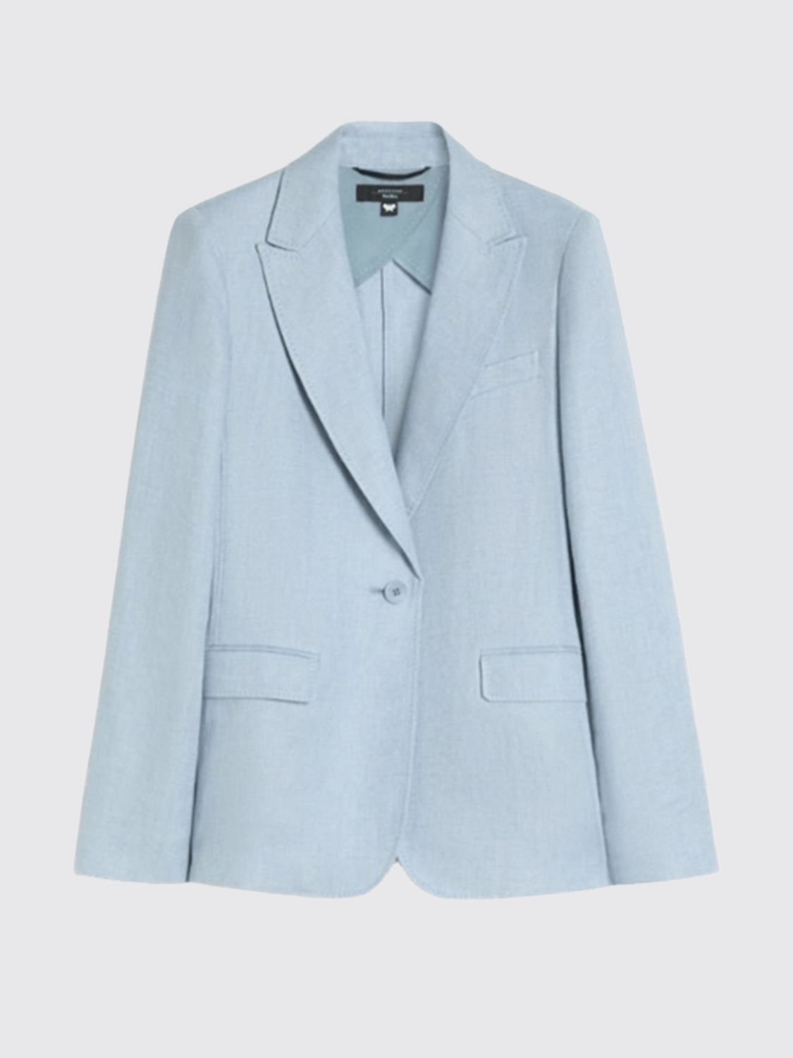 Weekend Max Mara Jacket Woman Gnawed Blue
