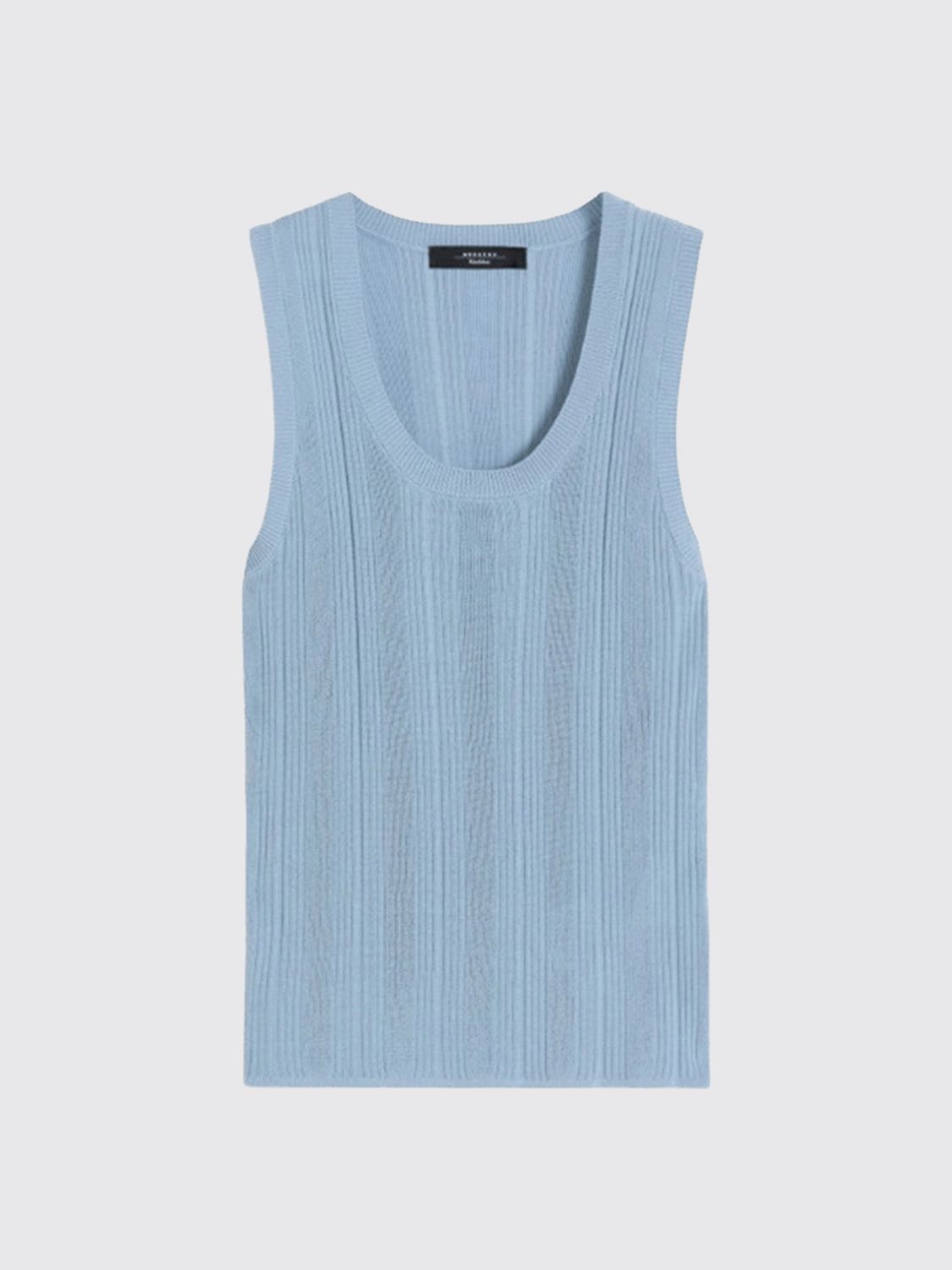 Weekend Max Mara Sweater Woman Gnawed Blue