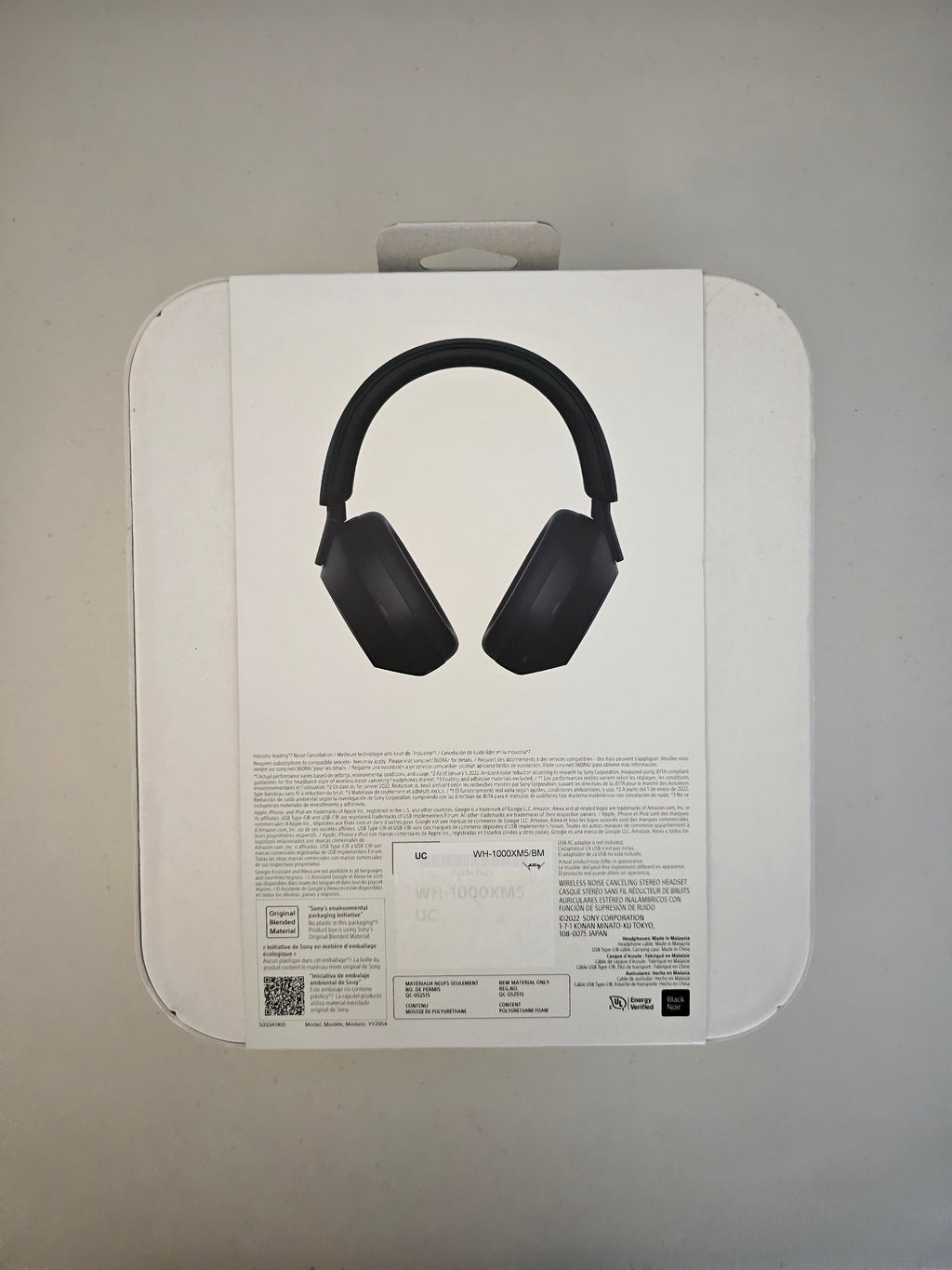 Sony WH-1000XM5 Wireless Noise-Canceling Headphones – Open Box, Like New