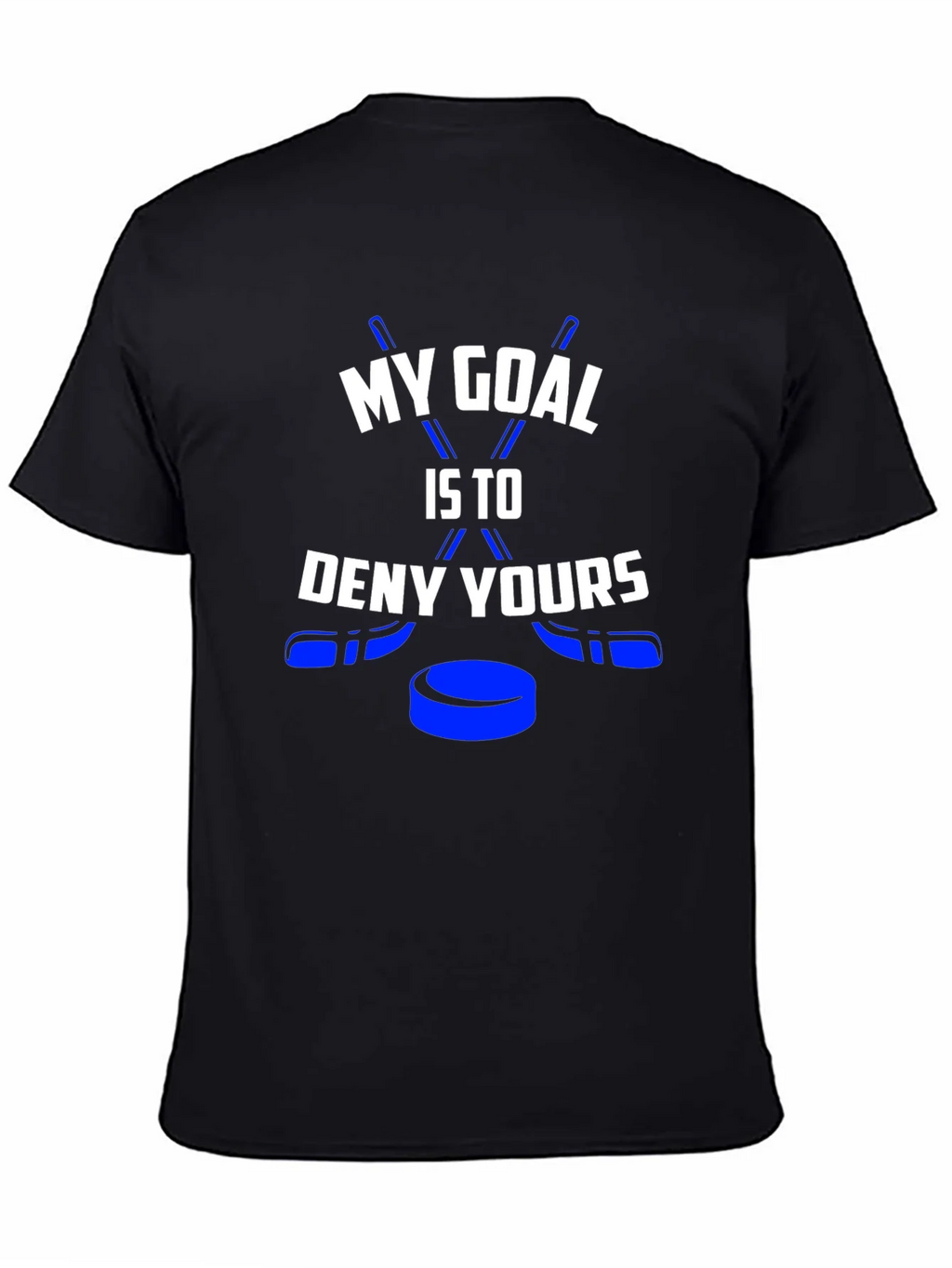 Hockey Goal T-Shirt - Deny Yours Hockey Puck Tee