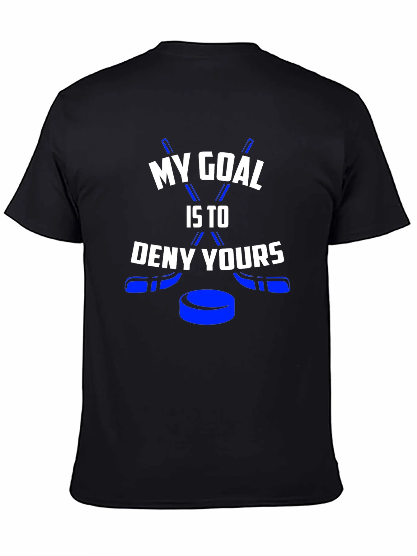 Hockey Goal T-Shirt - Deny Yours Hockey Puck Tee
