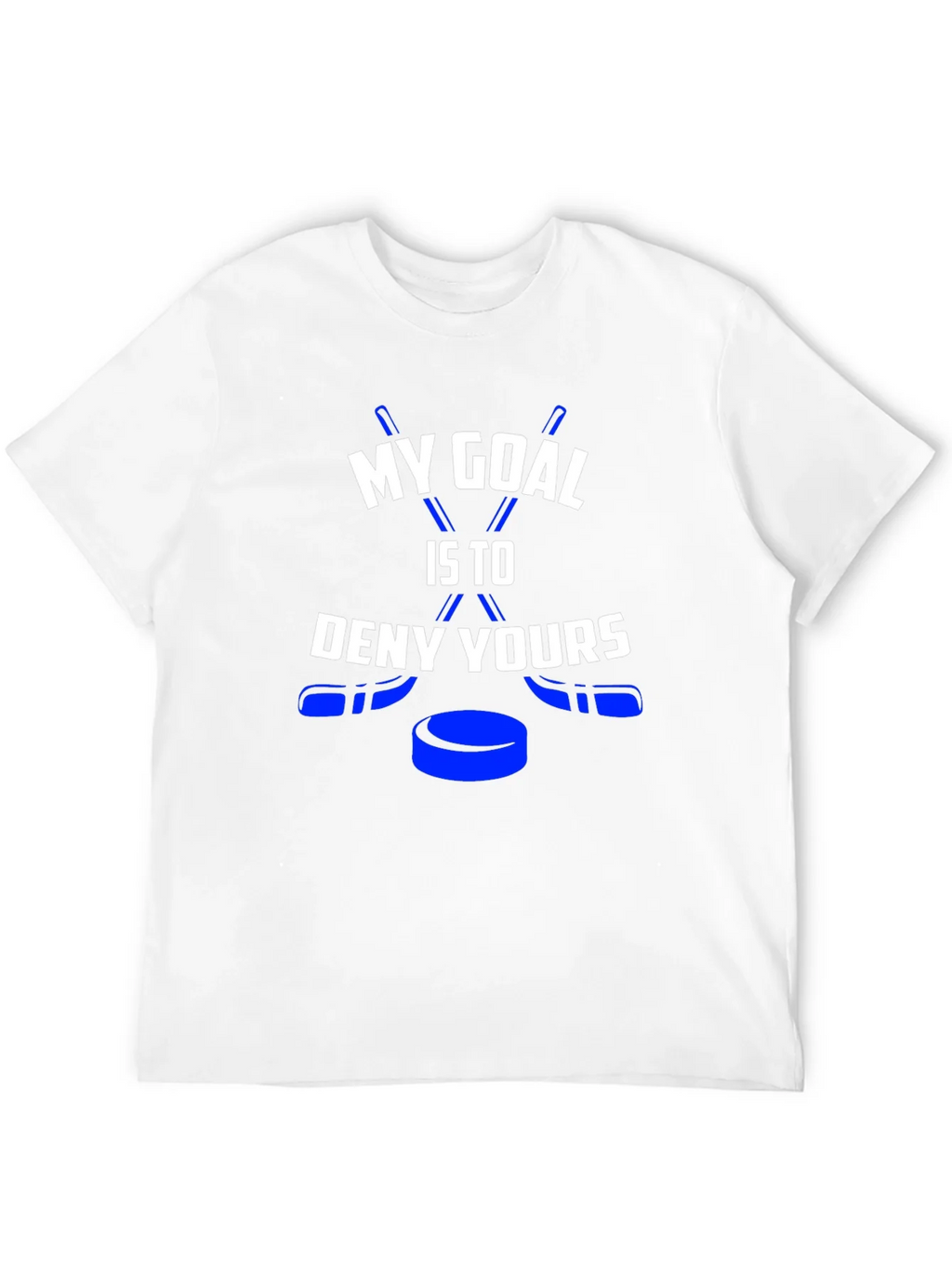 Hockey Goal T-Shirt - Deny Yours Hockey Puck Tee