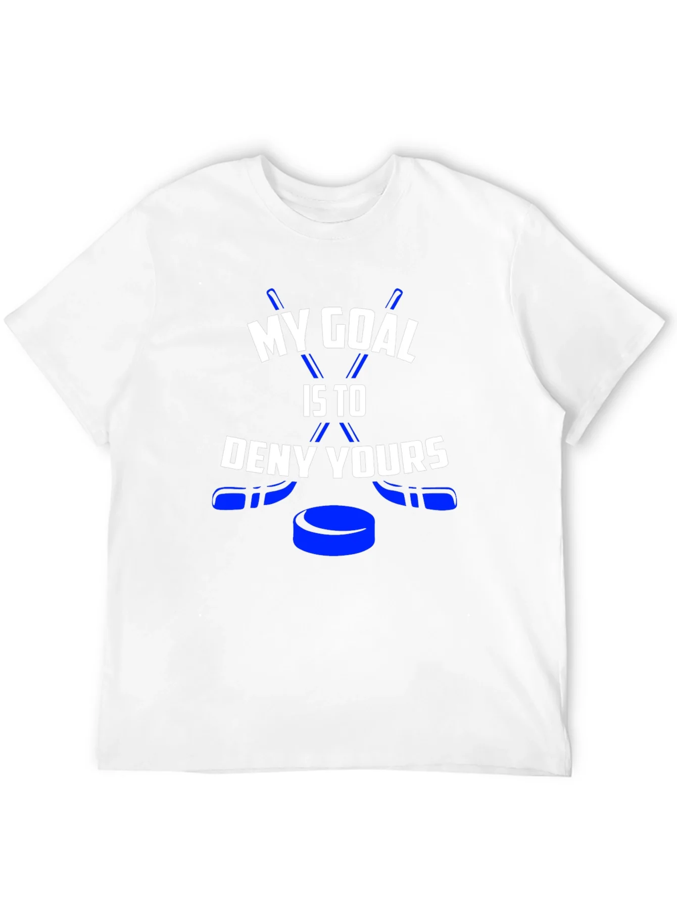 Hockey Goal T-Shirt - Deny Yours Hockey Puck Tee