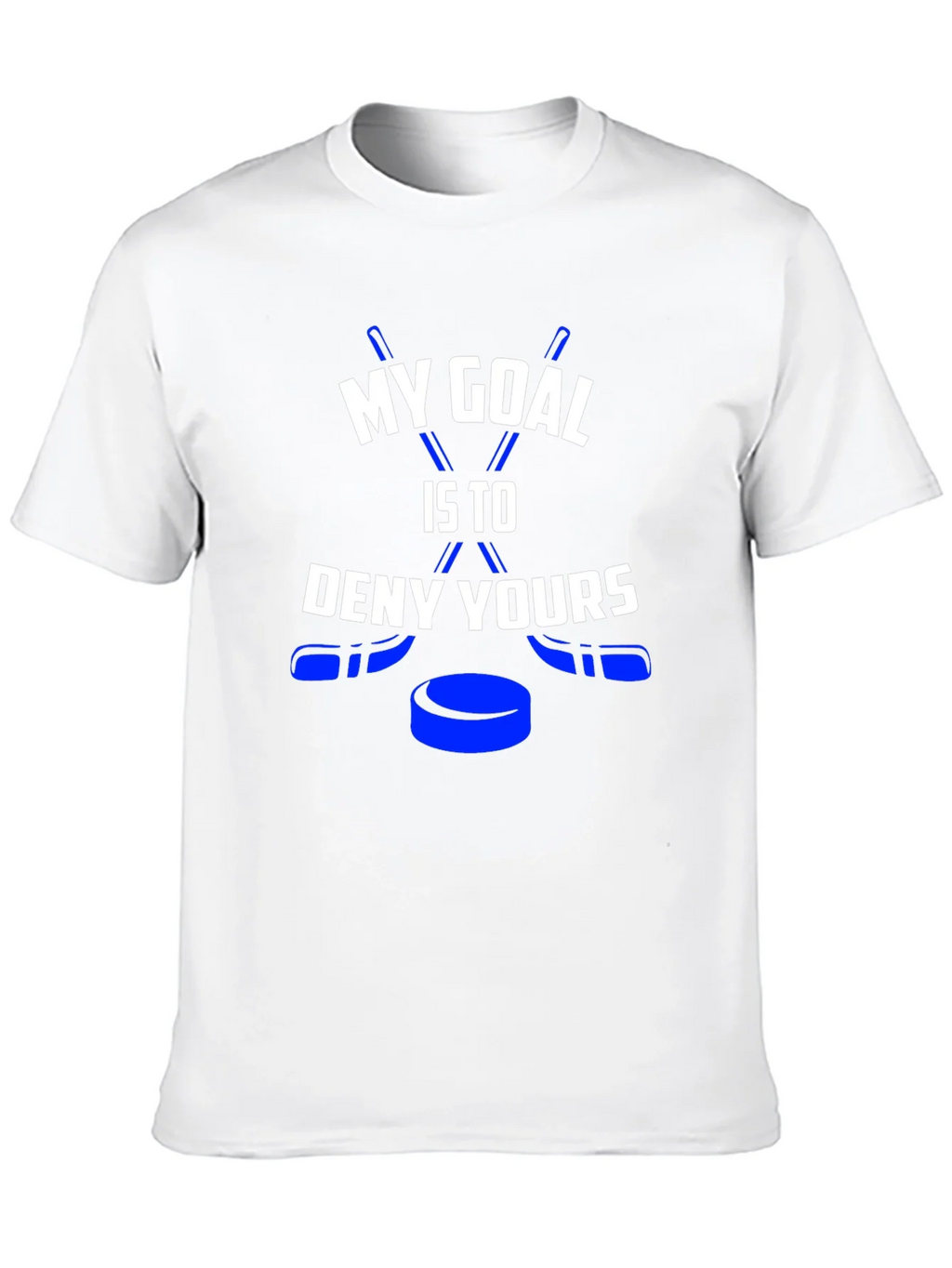 Hockey Goal T-Shirt - Deny Yours Hockey Puck Tee