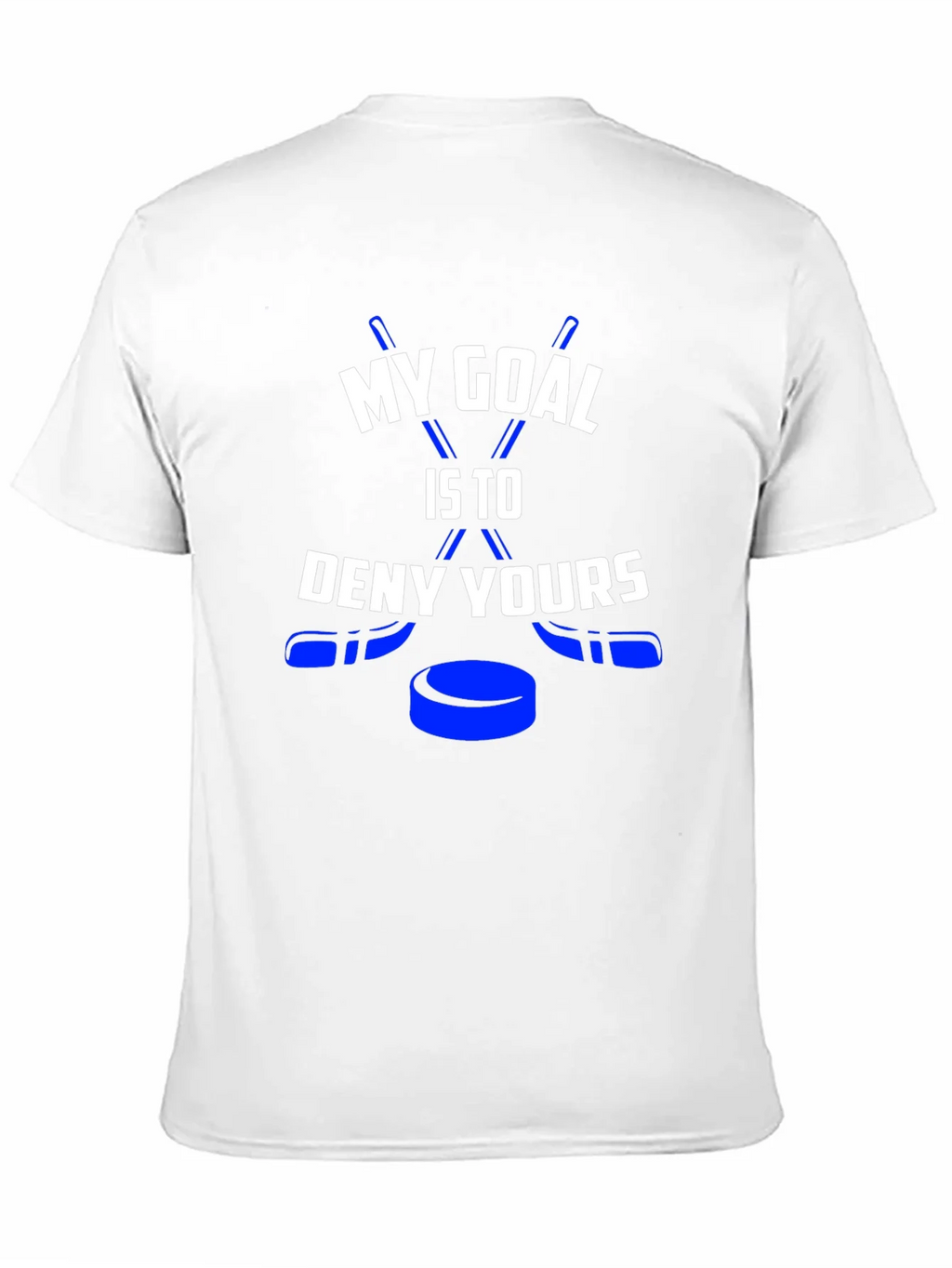 Hockey Goal T-Shirt - Deny Yours Hockey Puck Tee