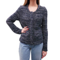 IRO KNIT SNAP BUTTON SWEATER JACKET - SIZE 40