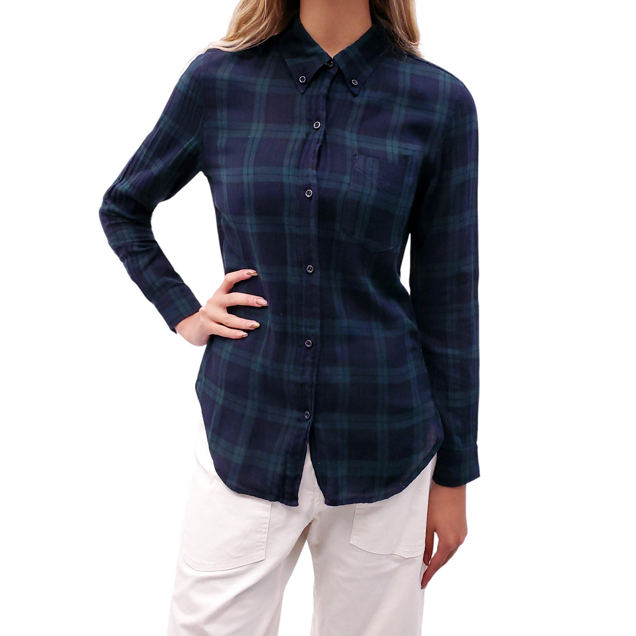 ISABEL MARANT ÉTOILE PLAID BLOUSE - SIZE 38