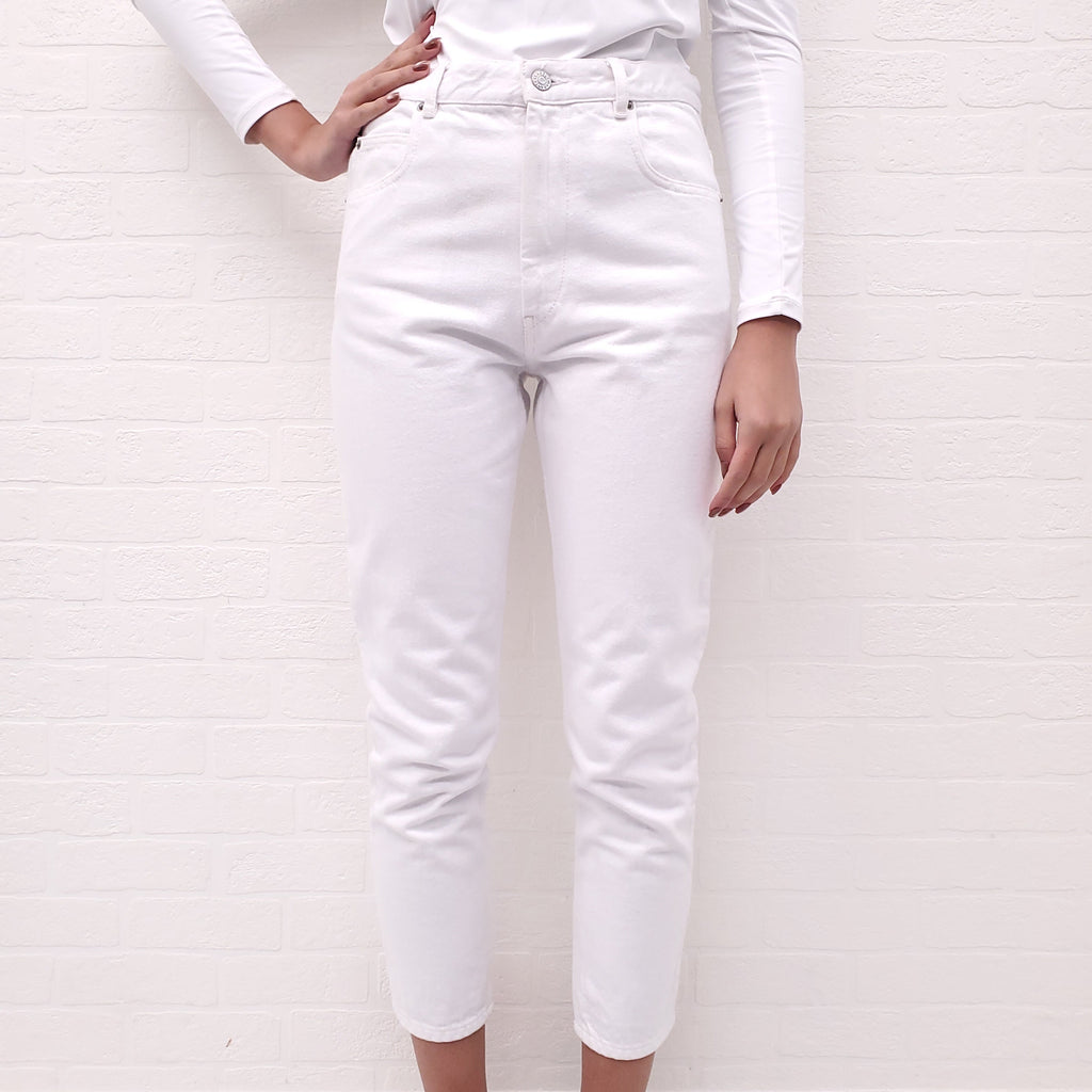 ISABEL MARANT ÉTOILE WHITE JEANS - SIZE 36