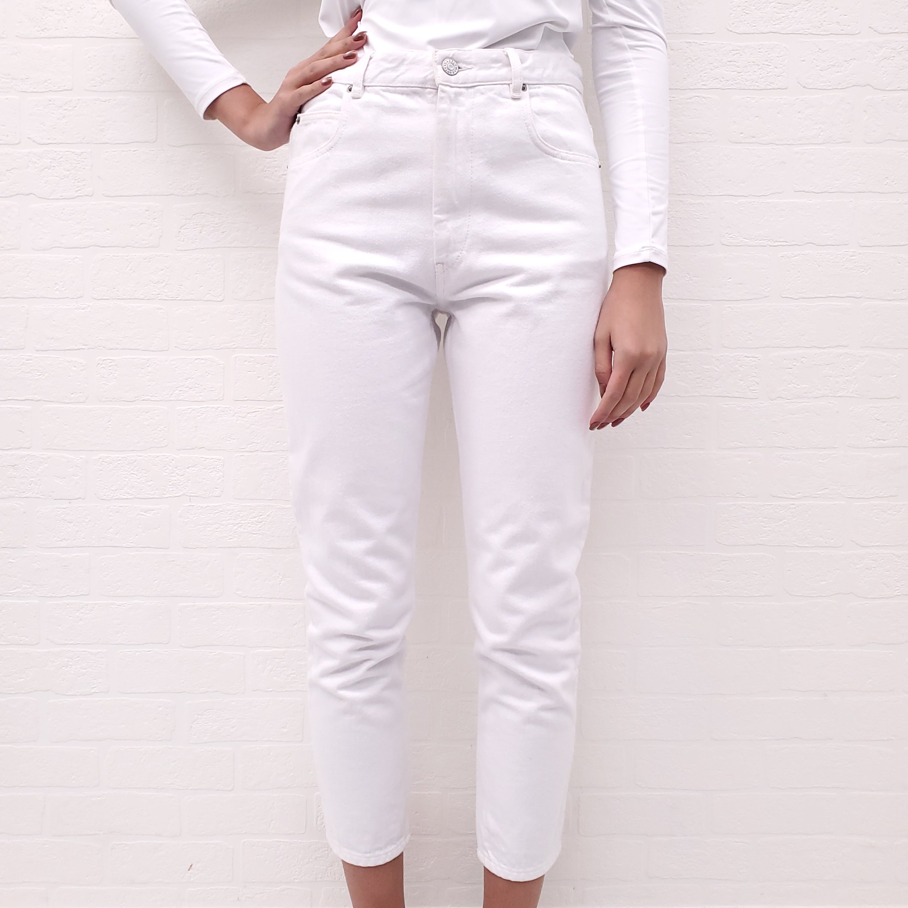 ISABEL MARANT ÉTOILE WHITE JEANS - SIZE 36