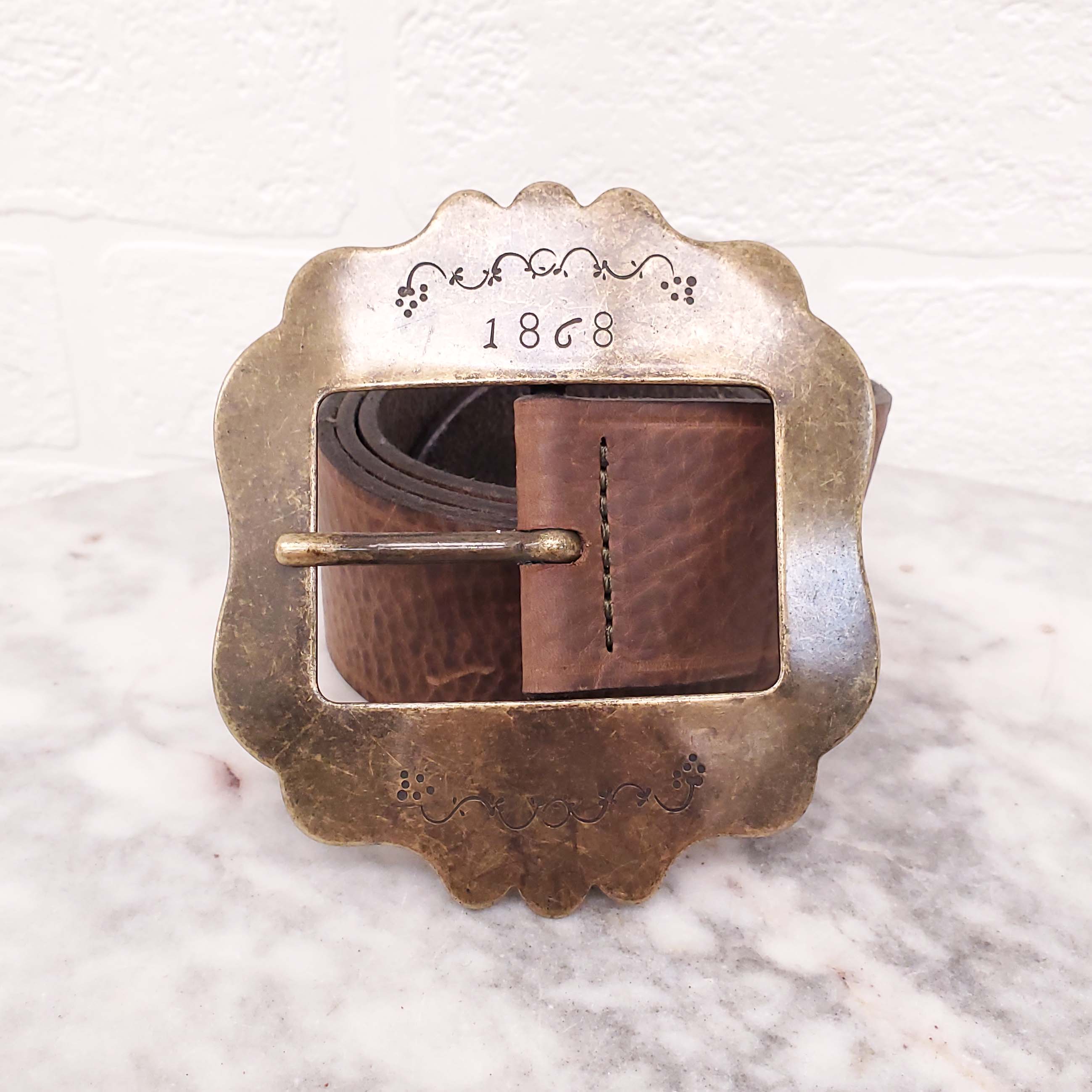 ISABEL MARANT LARGE BUCKLE BELT - SIZE 80