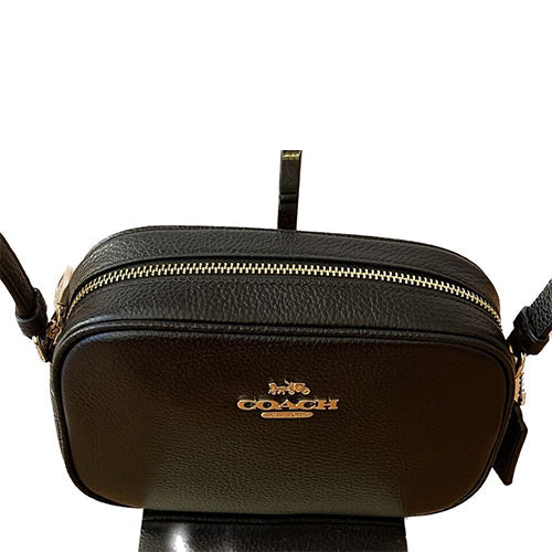 NWT Coach Mini Jamie Camera Crossbody Leather Bag Black