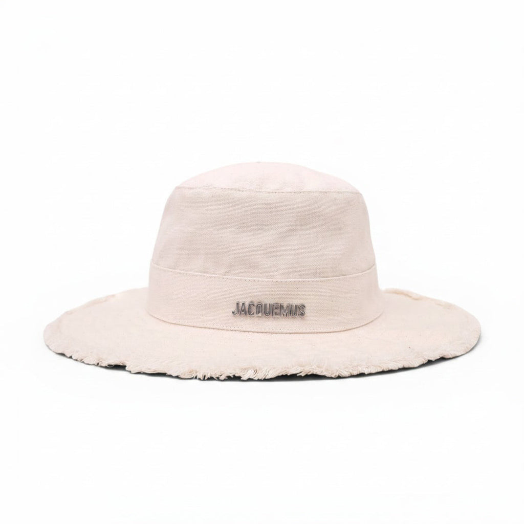 JACQUEMUS CREAM BUCKET HAT- SIZE 60