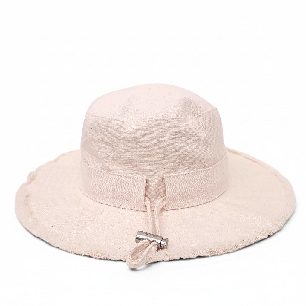 JACQUEMUS CREAM BUCKET HAT- SIZE 60