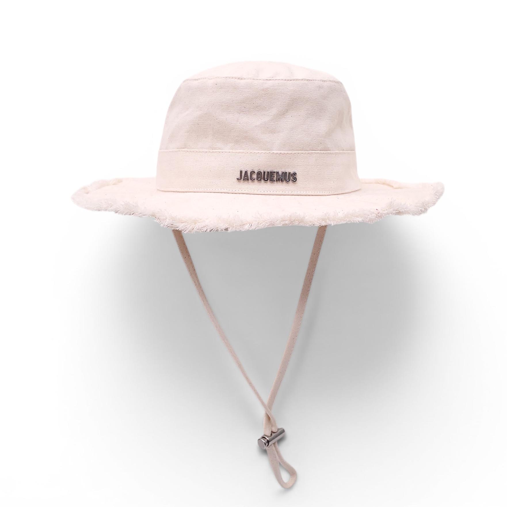 JACQUEMUS CREAM BUCKET HAT- SIZE 60