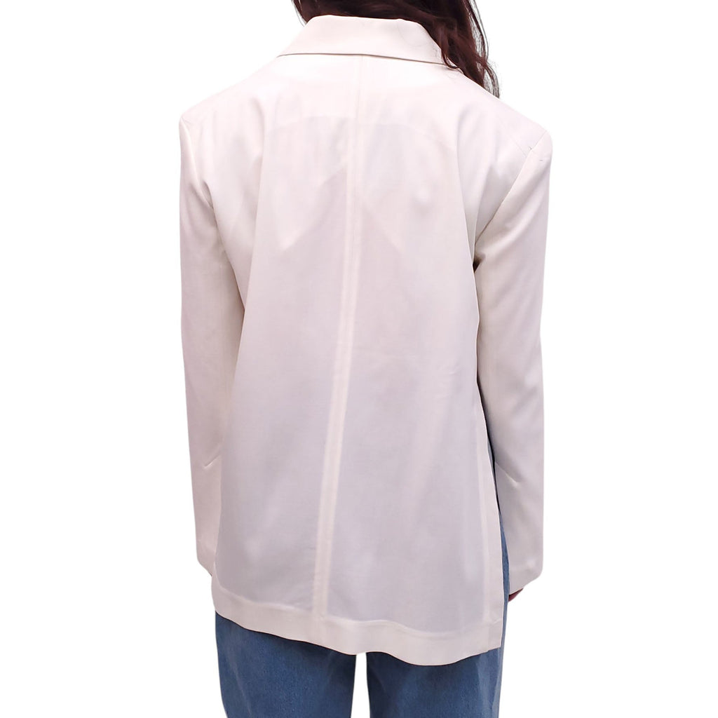 JACQUEMUS CREAM KNOTTED BLAZER - SIZE 36