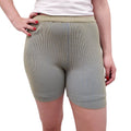 JACQUEMUS LIGHT GREEN RIBBED KNIT SHORTS - SIZE 42