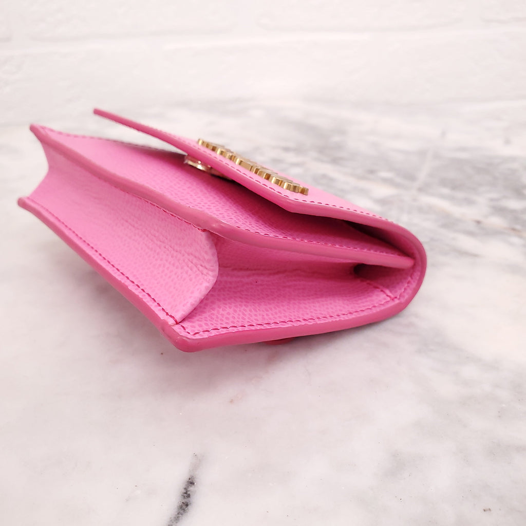 JACQUEMUS PINK LEATHER LA CEINTURE BELLO BELT BAG