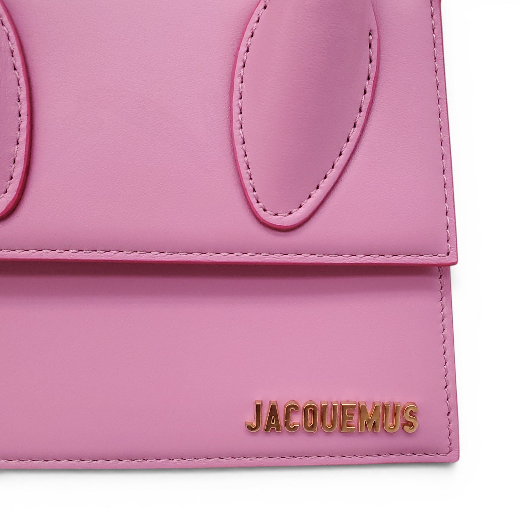 JACQUEMUS PINK TOP HANDLE BAG